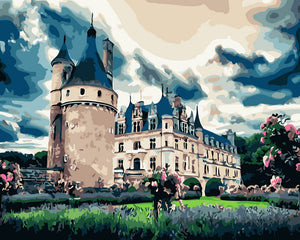 Malen nach Zahlen – Schloss und Garten