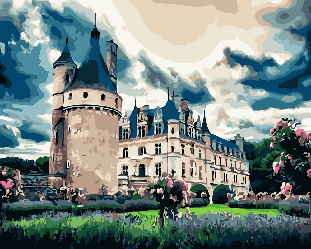 Malen nach Zahlen – Schloss und Garten