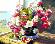 Laden Sie das Bild in den Galerie-Viewer, Malen nach Zahlen – Blumen auf der Veranda