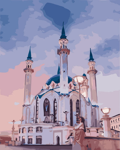Malen nach Zahlen – Religiöses Denkmal