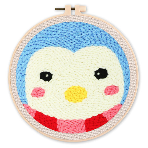 Punch Needle set Pinguin