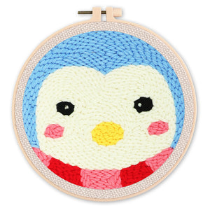 Punch Needle set Pinguin