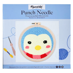 Punch Needle Pinguin