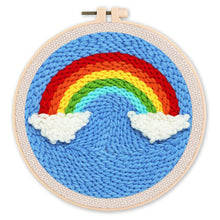 Laden Sie das Bild in den Galerie-Viewer, Punch Needle set Regenbogen