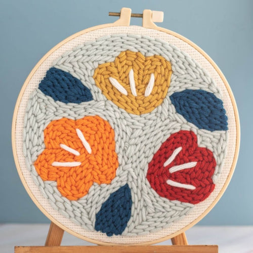 Punch Needle set Bunte Blätter