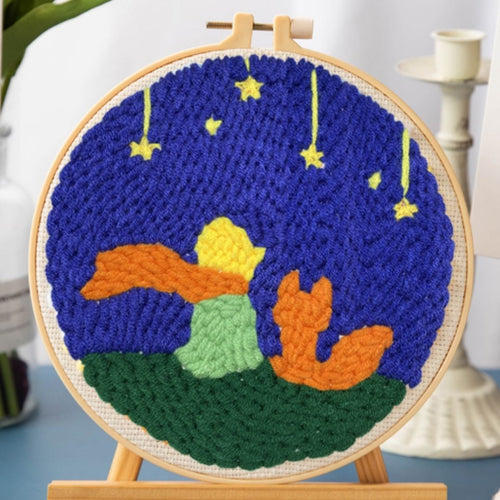 Punch Needle set Der kleine Prinz und der Fuchs