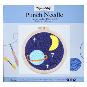 Punch Needle Saturnhimmel