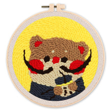 Laden Sie das Bild in den Galerie-Viewer, Punch Needle set Kitty Dali mit Bubble Tea