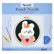 Laden Sie das Bild in den Galerie-Viewer, Punch Needle Kleiner winkender Hase