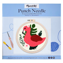 Laden Sie das Bild in den Galerie-Viewer, Punch Needle Sommer-Flamingo