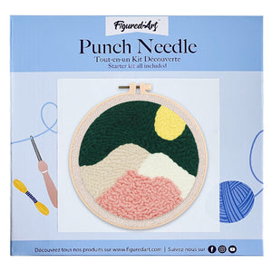 Punch Needle Bergspitzen