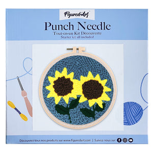 Punch Needle Sonnenblumen