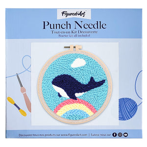 Punch Needle Der Blauwal