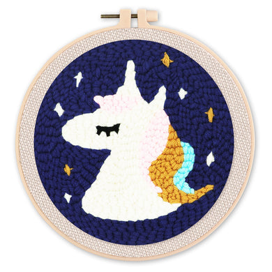 Punch Needle set Einhorn