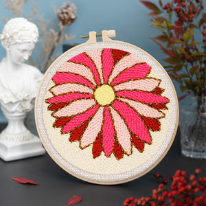 Punch Needle Gänseblümchen