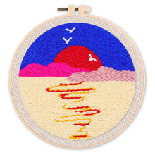 Laden Sie das Bild in den Galerie-Viewer, Punch Needle set Wüstensonne