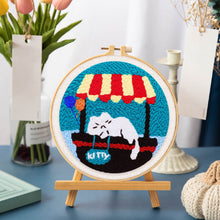 Laden Sie das Bild in den Galerie-Viewer, Punch Needle Schläfrige Katze