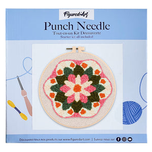 Punch Needle Blumenkrone