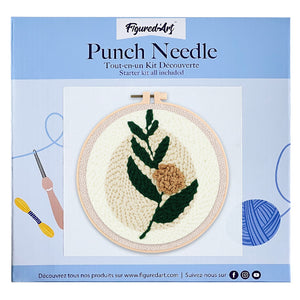 Punch Needle Blühender Zweig