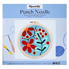 Laden Sie das Bild in den Galerie-Viewer, Punch Needle Ein Strauß roter Blumen