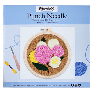 Punch Needle Blumenstrauß