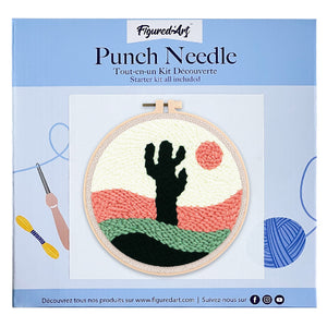 Punch Needle Wüstenkaktus