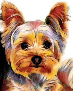 Kreuzstich – Yorkshire Terrier