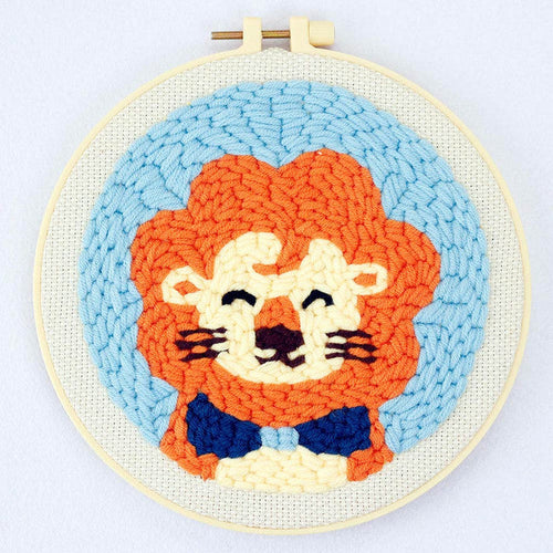 Punch Needle set Löwe
