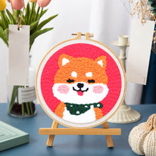 Laden Sie das Bild in den Galerie-Viewer, Punch Needle Shiba Inu Hund