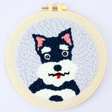 Laden Sie das Bild in den Galerie-Viewer, Punch Needle set Goofy Terrier Hund