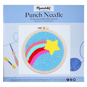 Punch Needle Sternschnuppe