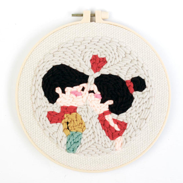 Punch Needle set Kuss