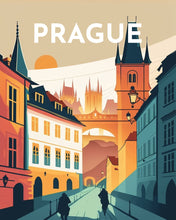 Laden Sie das Bild in den Galerie-Viewer, Diamond Painting – Reiseplakat Prag