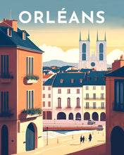 Laden Sie das Bild in den Galerie-Viewer, Diamond Painting – Reiseplakat Orleans