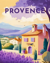 Laden Sie das Bild in den Galerie-Viewer, Diamond Painting – Reiseplakat Provence