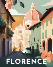 Laden Sie das Bild in den Galerie-Viewer, Diamond Painting – Reiseplakat Florenz
