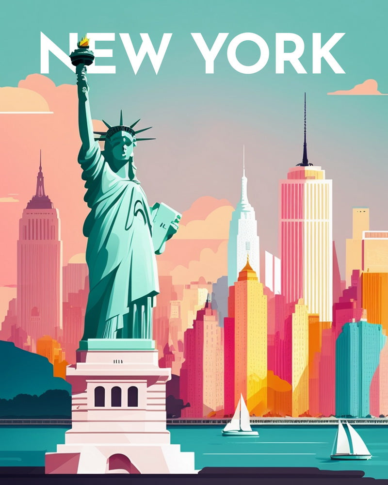 Diamond Painting – Reiseposter New York