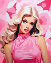 Laden Sie das Bild in den Galerie-Viewer, Diamond Painting - Blonde Diva in Pink