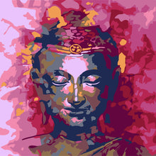 Laden Sie das Bild in den Galerie-Viewer, Mini Diamond Painting 25 x 25 cm - Kostbarer Buddha