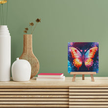 Laden Sie das Bild in den Galerie-Viewer, Mini Diamond Painting 25 x 25 cm - Funkelnder Schmetterling