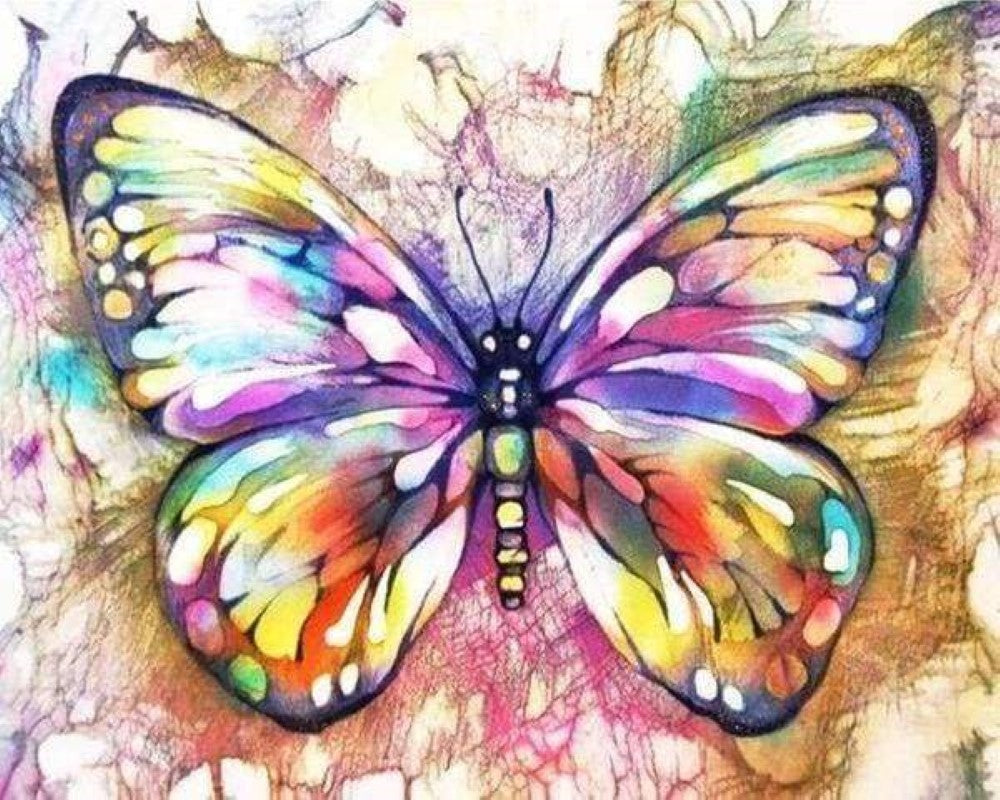 Kreuzstich – Schmetterling und Farben