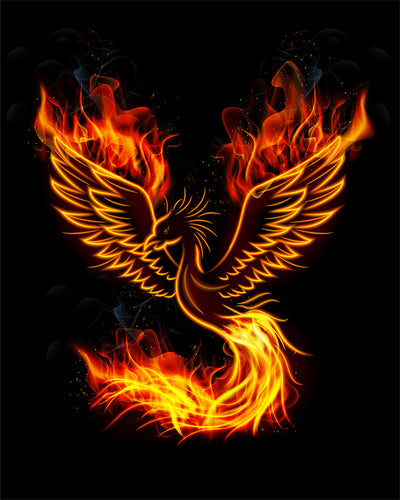 Diamond Painting – Drache in Flammen