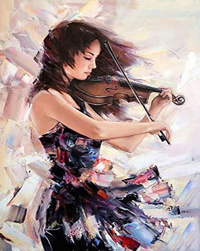 Diamond Painting – Violinistin