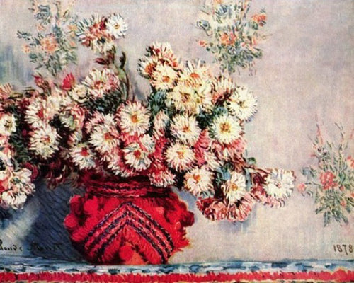 Diamond Painting – Rote Vase und Blumen