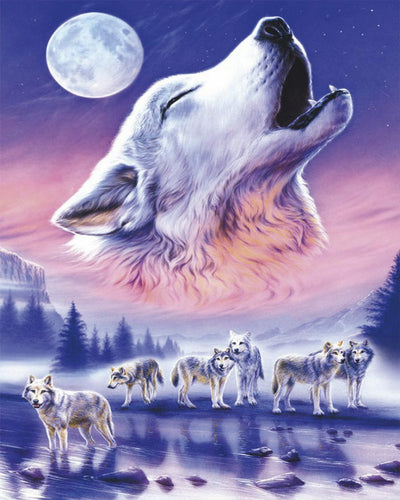Diamond Painting – Wolfsgeist