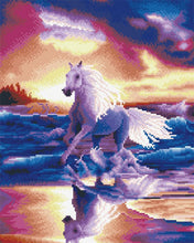 Laden Sie das Bild in den Galerie-Viewer, Diamond Painting – Galoppieren von Pferd am Meer