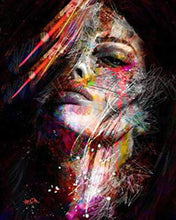 Laden Sie das Bild in den Galerie-Viewer, Diamond Painting – Buntes Gesicht