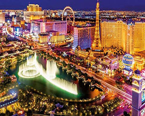 Diamond Painting – Las Vegas in der Nacht | Figured'Art