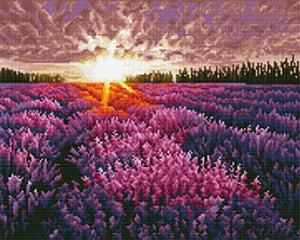 Diamond Painting – Lavendelfeld