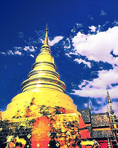 Malen nach Zahlen – Chiang Mai Tempel